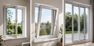 tipos de perfiles pvc para ventanas 